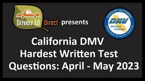 hardest dmv test questions